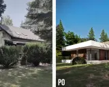 Przed i po: metamorfoza starego domu. Projekty przebudowy uwydatniają nowoczesną architekturę i kamienne detale.